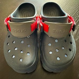 Crocs navy blue kids size 4